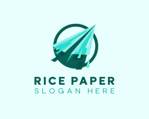 Paper Plane Logistics logo design