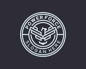 Eagle Crest Air Force logo design