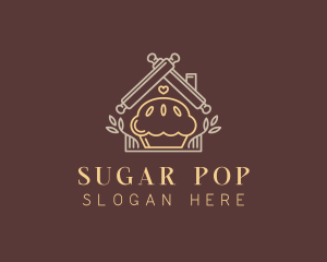 Cupcake Dessert Bakery logo design