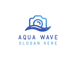 Water Camera Photography logo design