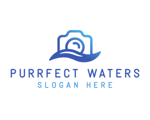 Water Camera Photography logo design