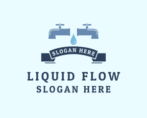 Faucet Water Plumbing  logo design