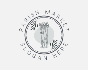 Asparagus Vegetable Market logo design