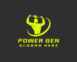 Human Electrician Power logo