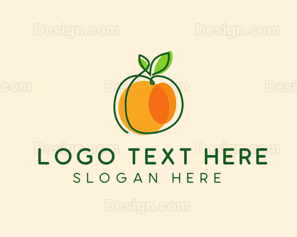 Sweet Orange Fruit Logo