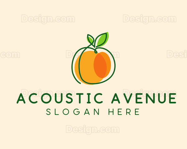 Sweet Orange Fruit Logo