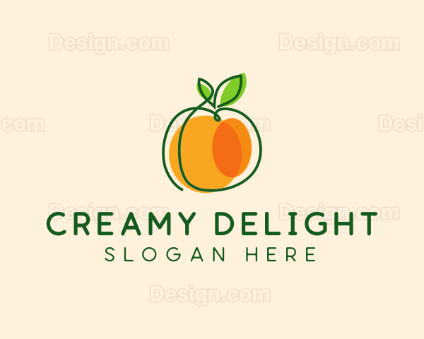 Sweet Orange Fruit Logo