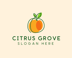 Sweet Orange Fruit logo design