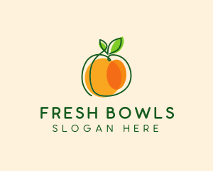 Sweet Orange Fruit logo design