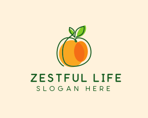 Sweet Orange Fruit logo design