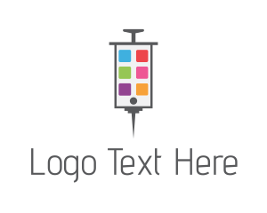 App - Syringe Mobile Apps logo design