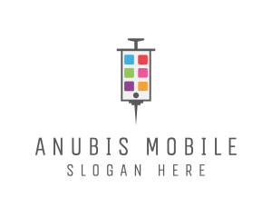 Syringe Mobile Apps logo design