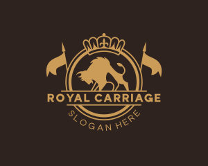 Royal Buffalo Crest logo design