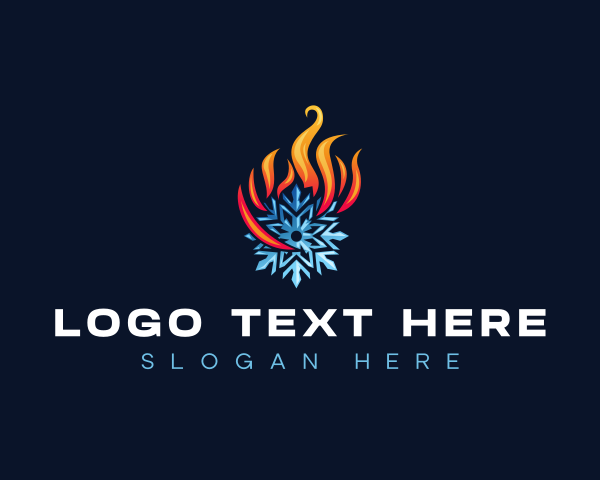 Heating logo example 1