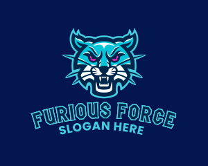 Angry Feline Gaming logo design