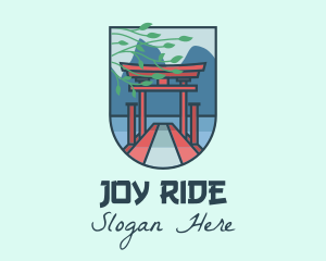 Japanese Torii Gate logo design