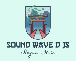 Japanese Torii Gate logo design