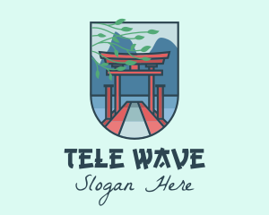 Japanese Torii Gate logo design