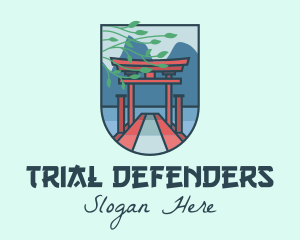 Japanese Torii Gate logo design