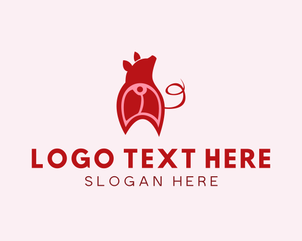 Pork Restaurant logo example 1