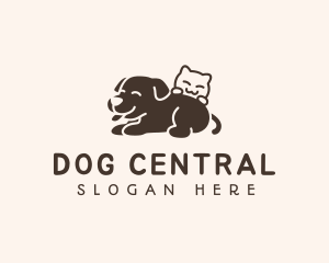 Cat Dog Pet logo design