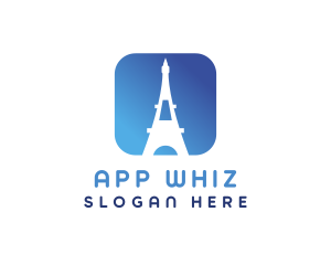 Eiffel Tower App logo design