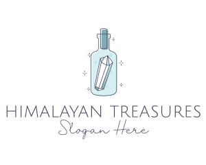 Crystal Gem Bottle logo design