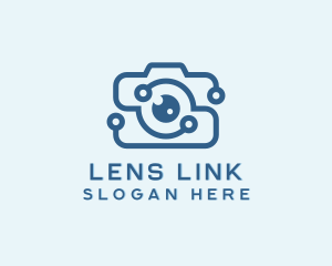 Digital Camera Lens logo design