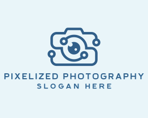 Digital Camera Lens logo design