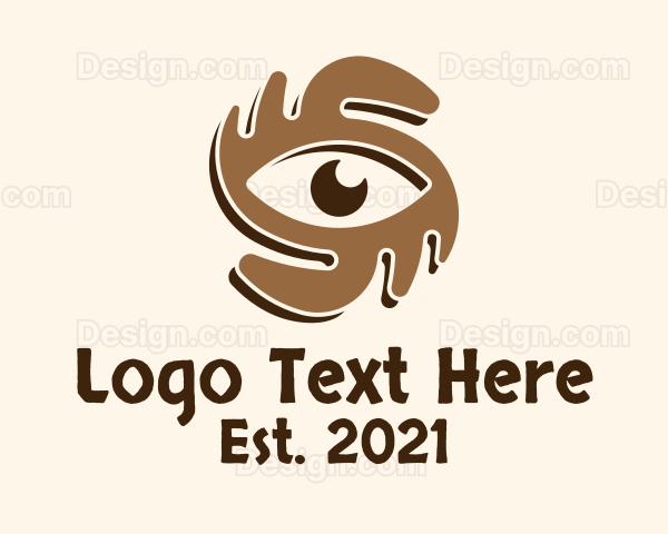 Indigenous Eye Symbol Logo