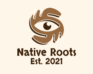 Indigenous Eye Symbol logo design