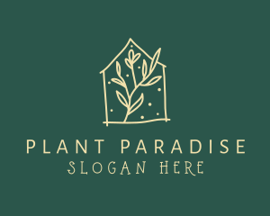 Nature House Plant  logo design