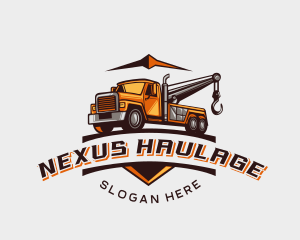 Tow Truck Wrecker logo design