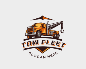 Tow Truck Wrecker logo design