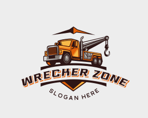 Tow Truck Wrecker logo design