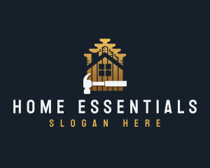 Home Builder Construction Tools logo design