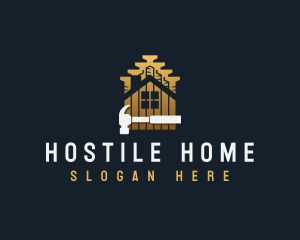 Home Builder Construction Tools logo design