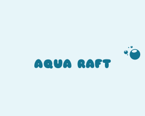 Aqua Washer Bubbles  logo design