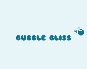 Aqua Washer Bubbles  logo design