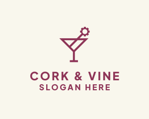 Industrial Cocktail Bar logo design