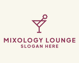 Industrial Cocktail Bar logo design