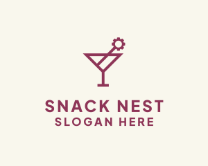 Industrial Cocktail Bar logo design