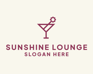 Industrial Cocktail Bar logo design