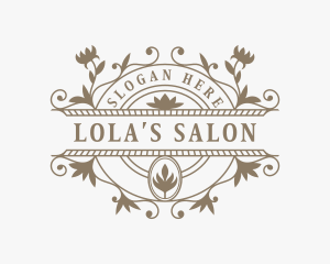 Floral Boutique Salon logo design