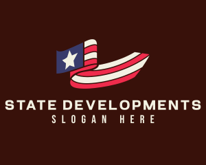 United States Nationalistic Banner logo design