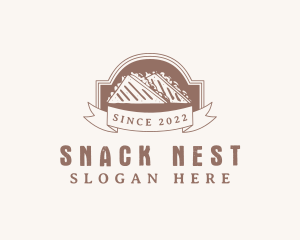 Hipster Sandwich Snack Deli logo design