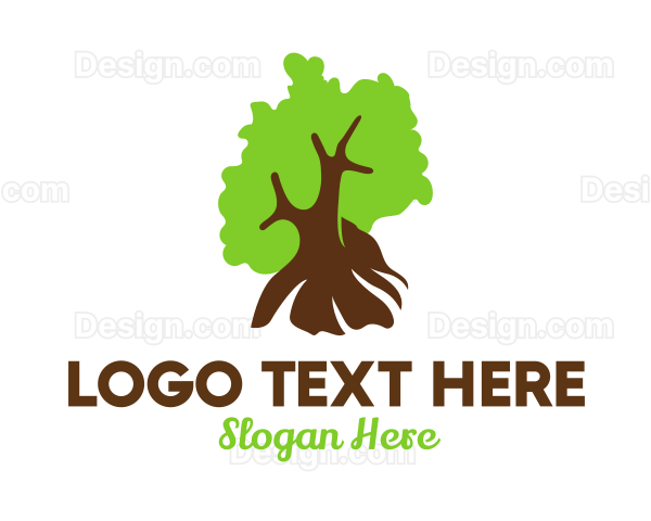 German Nature Tree Logo