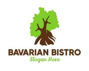 German Nature Tree logo design