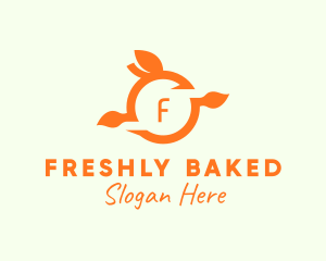 Orange Fruit Fresh Citrus  logo design