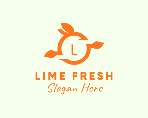 Orange Fruit Fresh Citrus  logo design